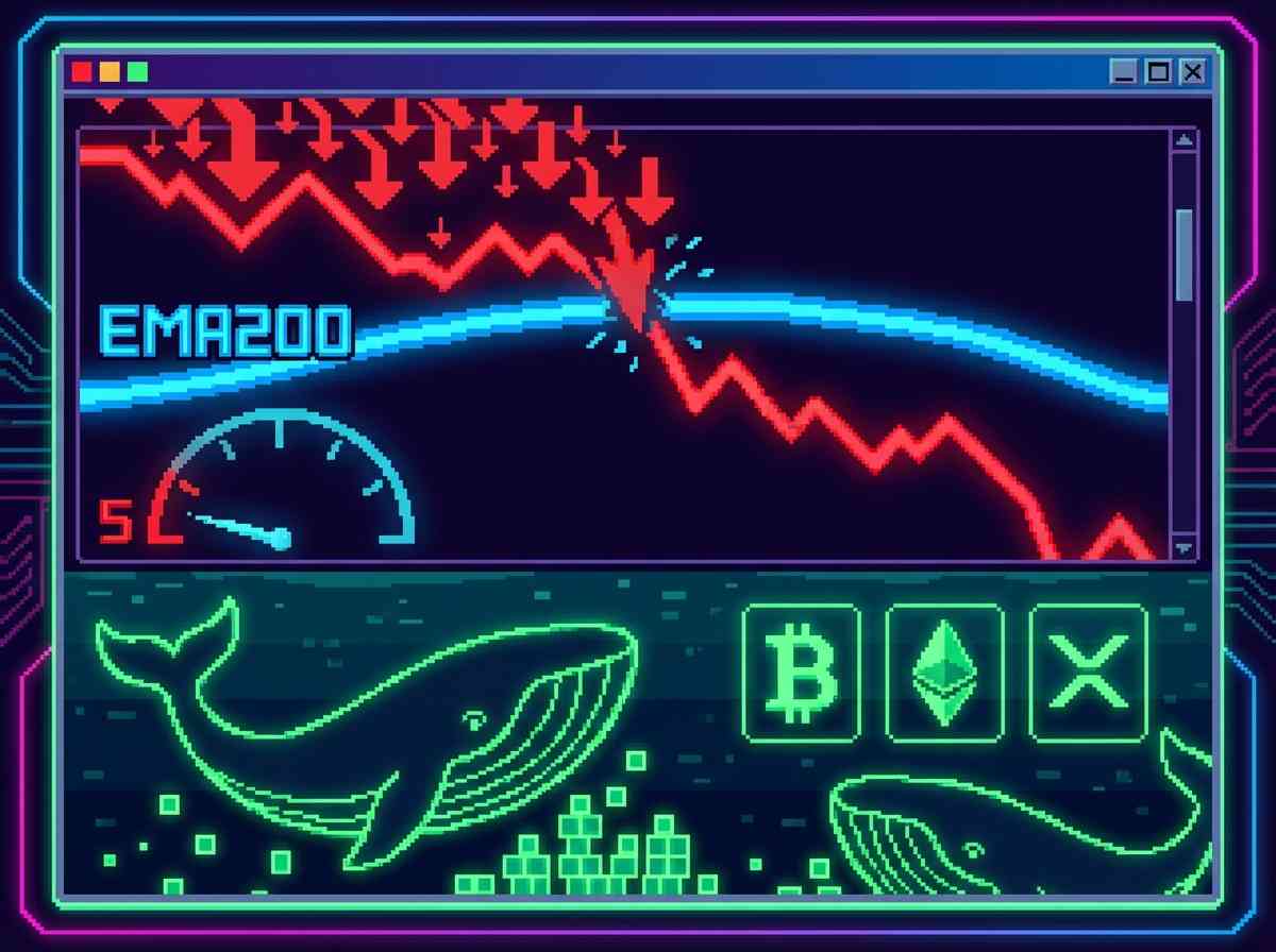 Bitcoin capitulation breaks key EMA200 support amid massive liquidation cascade